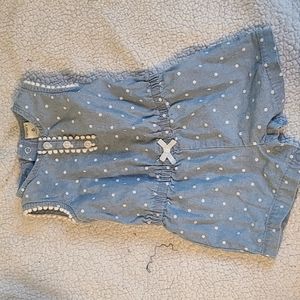 Size 6 Carter's denim romper